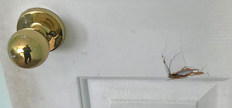 interior door hole repair Clearlake